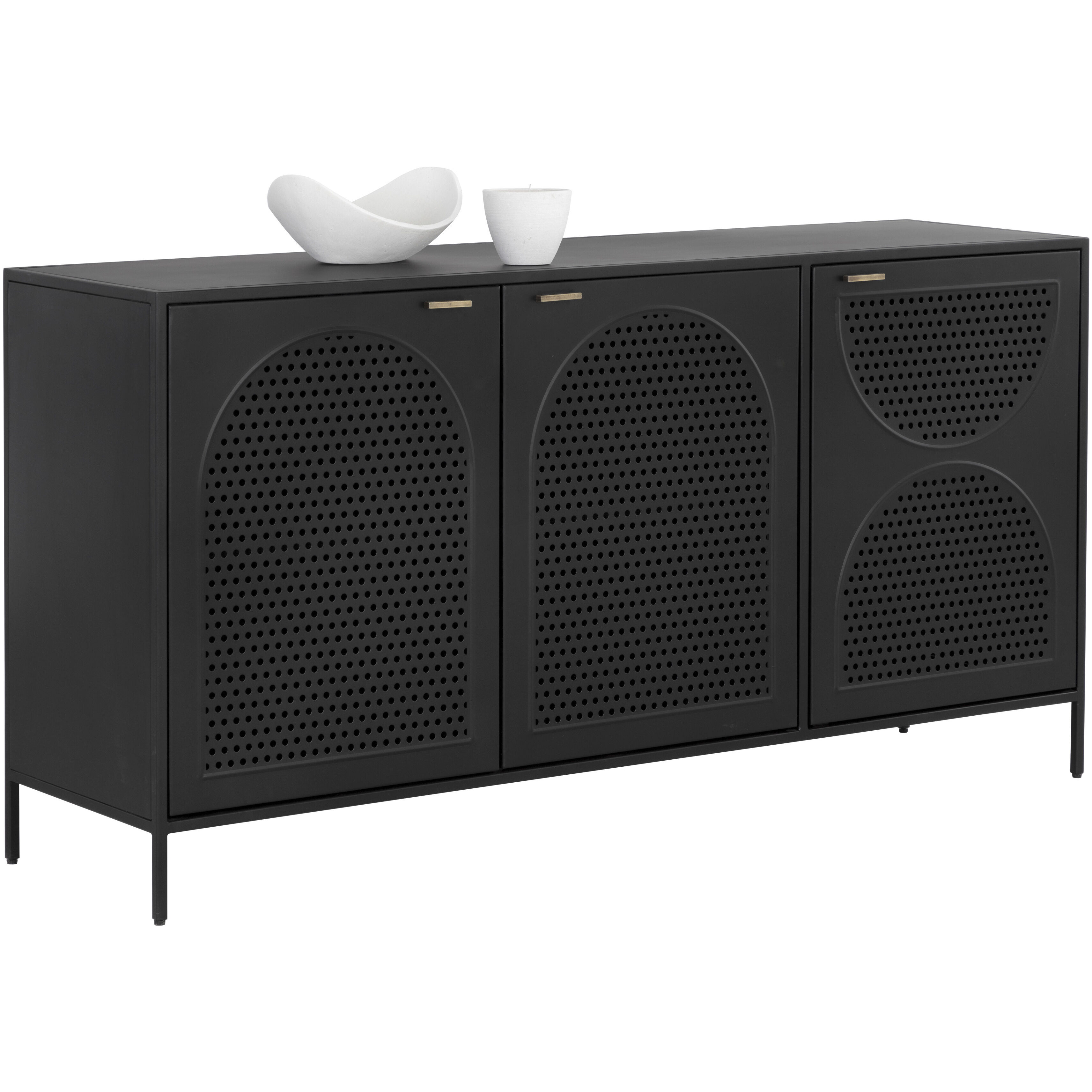 Aziza 59 X 16 inch Black Sideboard
